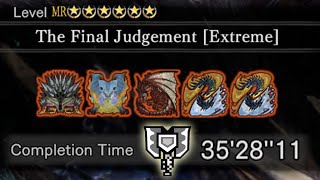 MHWI The Final Judgement Extreme Every Other Day Until Wilds 74 Charge Blade Only [upl. by Bibbye]