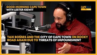 Cape Town city bosses once again threaten to impound taxis for traffic violations [upl. by Ekenna]