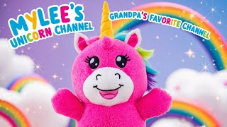 Grandpa’s Reaction to 3 Year old Granddaughter Mylee’s Unicorn Dream Channel 😭💖 [upl. by Clynes]