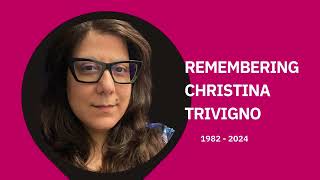 Announcement The Christina Trivigno Advocate Award [upl. by Yzus9]