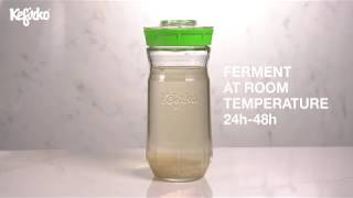 HOW TO MAKE WATER KEFIR WITH KEFIRKO KEFIR MAKER [upl. by Komarek]