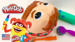 Play Doh Dentist Doctor Drill Charlie Eating Everything Needs Braces and Frozen Ice Cream [upl. by Llehsem]