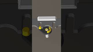 Linear Geneva Mechanism Mechanical Movement Part 115 animation mechanism [upl. by Garceau]