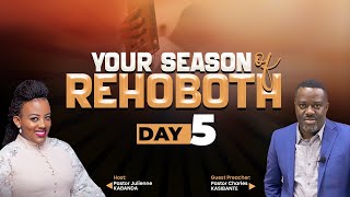 YOUR SEASON OF REHOBOTH Fasting day 1088 DAY 5  Pst Julienne KABANDA amp Pst Charles KASIBANTE [upl. by Bernj]