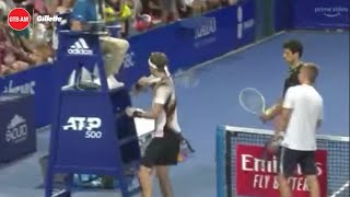 Tennis umpire attack Zverev MELTDOWN  Reaction on OTB AM [upl. by Pussej]