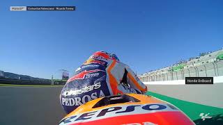 ValenciaGP Honda OnBoard [upl. by Golter]