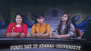 First day of college ❤️  Adamas university [upl. by Sabir]