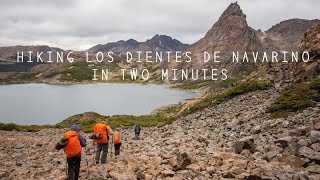 Hiking Los Dientes de Navarino Trek in 2 Minutes [upl. by Atekin588]