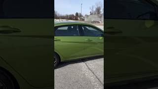 2024 Hyundai Elantra NLine Green Exhaust sound [upl. by Clayton]