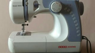 USHA JANOME DREAM STITCH SEWING MACHINE DETAILS [upl. by Onateyac]