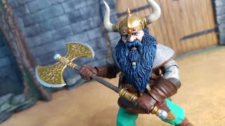 Elkhorn Dungeons and Dragons Neca Toys Action Figure Review PTBR [upl. by Everard]