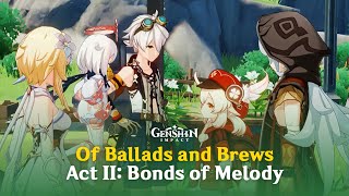 JPENG Of Ballad and Brews Day 2 Cutscene  Weinlesefest Genshin Impact 31 [upl. by Atiekahs112]