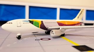 UNBOXING Herpa Wings A300  Air Niugini  1500 scale [upl. by Eiramyllek]