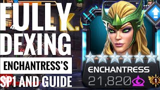 How to fully Dex Enchantress’s Sp1 and Fight Guide MCOC [upl. by Janene636]