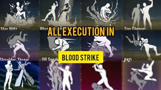 Blood strike all execution  Blood strike finishing moves  All finisher in blood strike [upl. by Nitreb185]