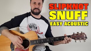 Slipknot Snuff Easy Tutorial [upl. by Edvard]