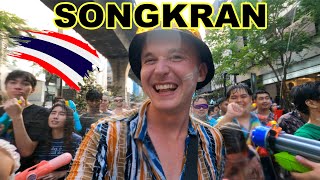 SONGKRAN in Bangkok 2024  Worlds biggest water fight  Thailand travel vlog [upl. by Atiana647]