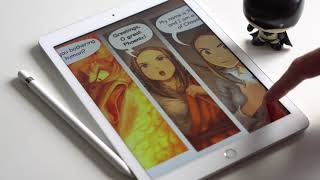 Guided comic reading in YACReader for iOS [upl. by Zoara640]