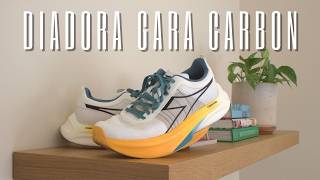 Has Diadora made a race day contender  The Gara Carbon Quick Review [upl. by Aikim155]