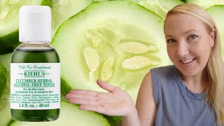 kiehls cucumber herbal alcoholfree toner HONEST Review [upl. by Venetis]