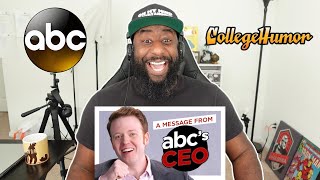 ABC CEO Reaction  No More Racist Shows  CollegeHumor [upl. by Hilliary437]