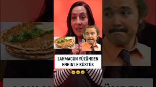 Lahmacun Kırmızı Çizgim 😅 komeditcom binnurkaya komedi engingünaydın lahmacun yemek shorts [upl. by Leonore]