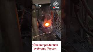 Hammer by Forging Process ForgingProcessMetalForgingIndustrialForgingForgingTechnologymachine [upl. by Lev]