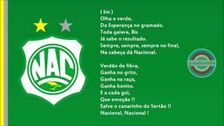 Hino do Nacional Atlético Clube  Patos  PB [upl. by Audie691]