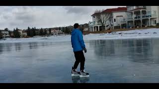 Skating at Arbour Lake [upl. by Ermey601]