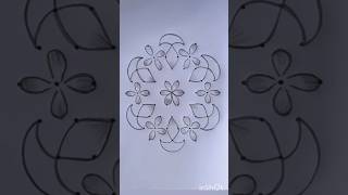 95 dots rangoli designssimple rangoli designsbeautiful rangoli designskomal rangoli designs [upl. by Eelac]