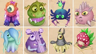 ALL Monsters on THE CONTINENT Fanmade by slimer  My Singing Monsters [upl. by Quinn]