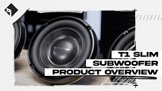 AllNew T1 Slim Subwoofer  Product Overview [upl. by Box69]