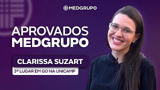 Aprovados MEDGRUPO  Clarissa Suzart  Segundo episódio [upl. by Searle]