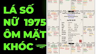 Luận giải lá số tử vì nữ ất mão 1975 mệnh vô chính diệu chỉ ôm mặt khóc [upl. by Liek]