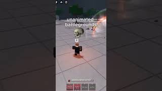 unanimated battlegrounds 💀 tsb thestrongestbattlegrounds roblox [upl. by Lorinda997]