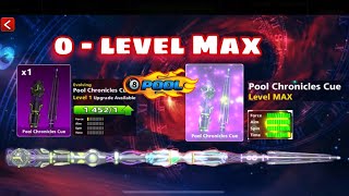 Upgrade the highest Pieces 1416 cue of 8 Ball Pool history 🥵 Chronicles evolving Cue Max [upl. by Yattirb]