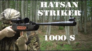 COMBO REVIEW Hatsan Striker 1000s Air Gun  Break Barrel Spring Powered Air Rifle [upl. by Alahc]