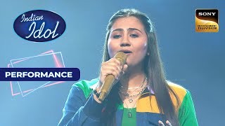 Indian Idol S14  Woh Lamhe पर Adya की Performance ने रंग जमा दिया  Performance [upl. by Ahsiekel]