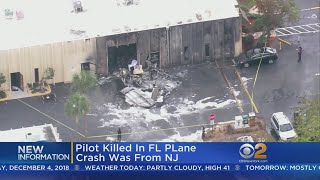 NJ Pilot Killed In Florida Crash [upl. by Nocaj]