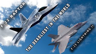 Heres the F22 Raptor vs F35 Lightning II Whose Stealth Fighter Jet is Superior By In The world [upl. by Benedick53]