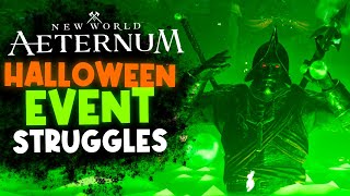 Pattern Problems New World Aeternum Halloween Event Issues [upl. by Lowell720]