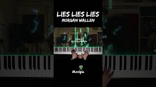 Morgan Wallen  Lies Lies Lies  Piano Cover [upl. by Moor]