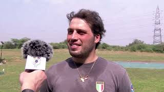 Interview Tammaro Cassandro Gold Medal Skeet Men  Delhi IND  ISSF WCF 2024 [upl. by Aisila]