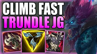 HOW TO USE TRUNDLE JUNGLE IN ORDER TO CLIMB OUT OF LOW ELO FAST  Gameplay Guide League of Legends [upl. by Einavoj]