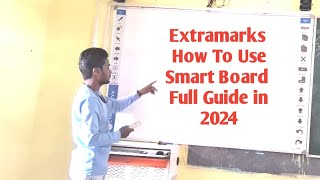 How To Use Smart Board in Extramarks  Smart Classes Board Kaise Used Karen [upl. by Zantos]