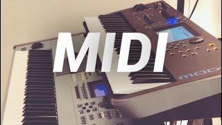 MIDI sync  How to use Yamaha MONTAGE and MODX with Logic Pro 2023 [upl. by Yhtomot]