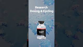 Research Dosing amp Cycling of Thymosin Alpha1 peptides mens science ThymosinAlpha1 dosing male [upl. by Atsirhcal]