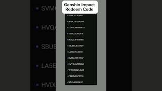 New Redeem Code genshinimpact genshin redeemcode newcode shorts [upl. by Aikas]