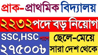 ২২৩২পদে🔥প্রাক প্রাথমিক বিদ্যালয়ের নিয়োগ ২০২৪।Pre Primary School Job Circular 2024। Job Circular 2024 [upl. by Nathanoj635]