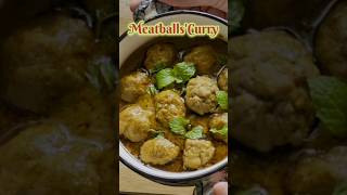 Meatballs CurryEasy Mutton Meatball Gravyमटन कोफ़्ता करीMutton Kofta Curryshorts nonveg [upl. by Aika891]